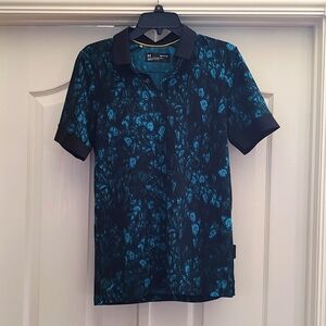 Men's Blue Under Armour Polo Shirt
